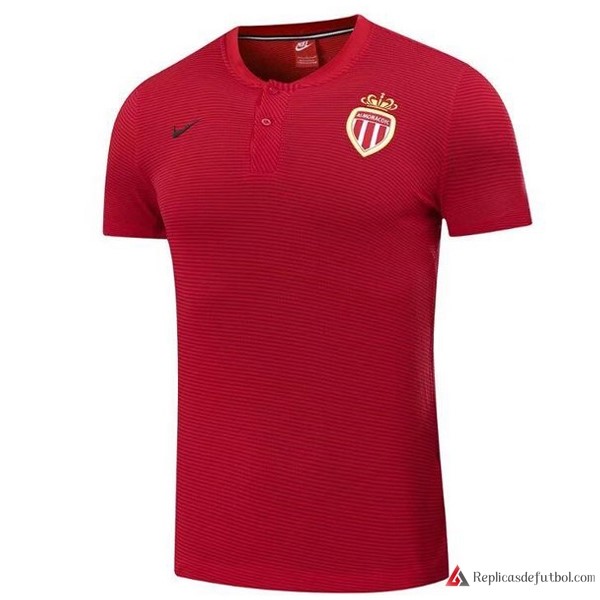 Polo AS Monaco 2017-2018 Rojo